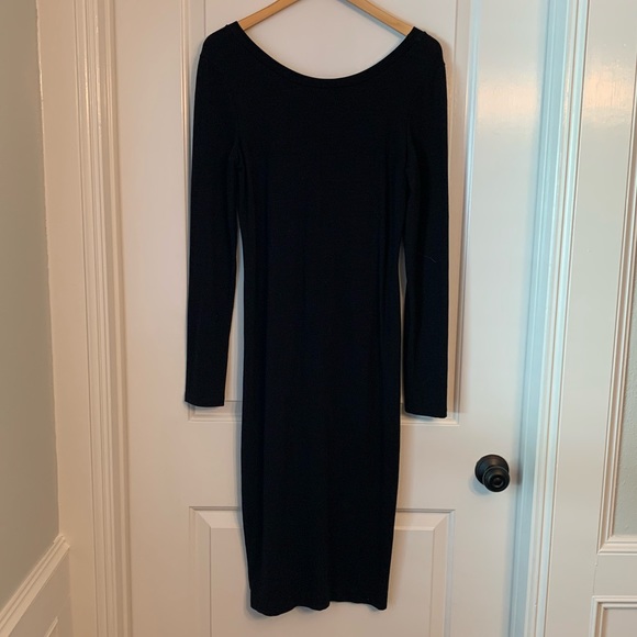 Splendid Dresses & Skirts - Splendid Long Sleeve Midi Bodycon LBD Dress
